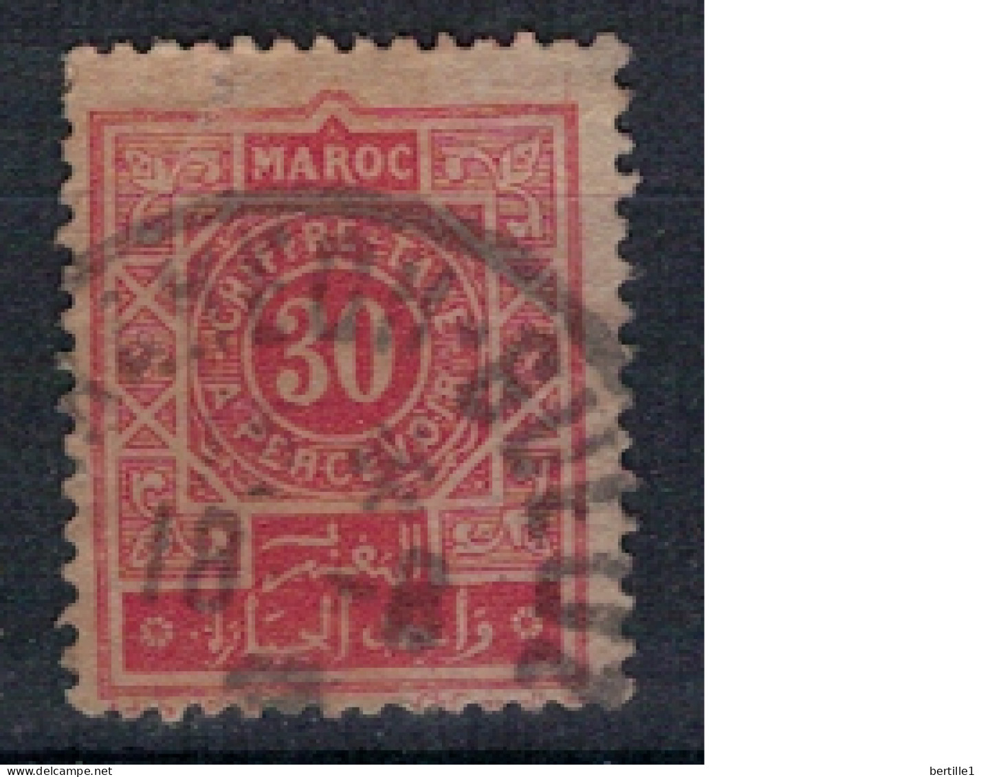 MAROC       N°  YVERT  TAXE  31 ( 11 )   OBLITERE    ( OB 11/ 08 ) - Timbres-taxe