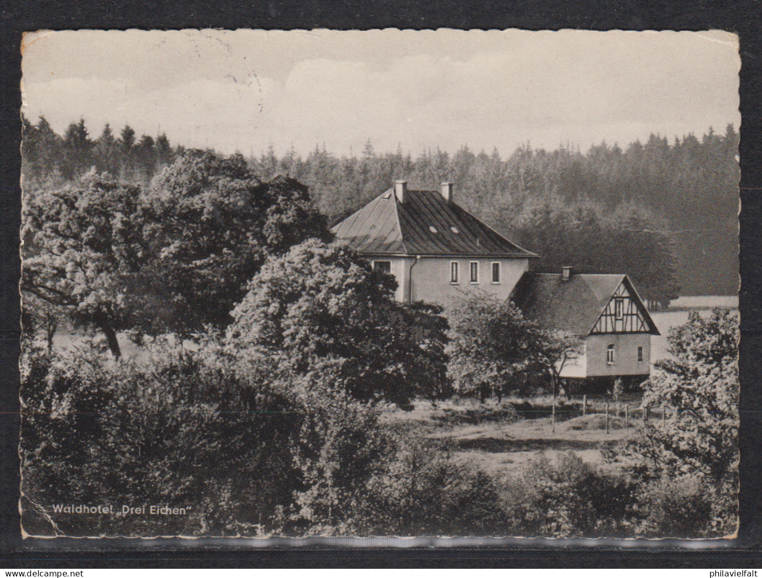 Bundesrepublik Fotokarte " Waldhotel Drei Eichen 5439 Harschbacherfeld Post Westerburg/Ob.Westerw." Gelaufen - Westerburg