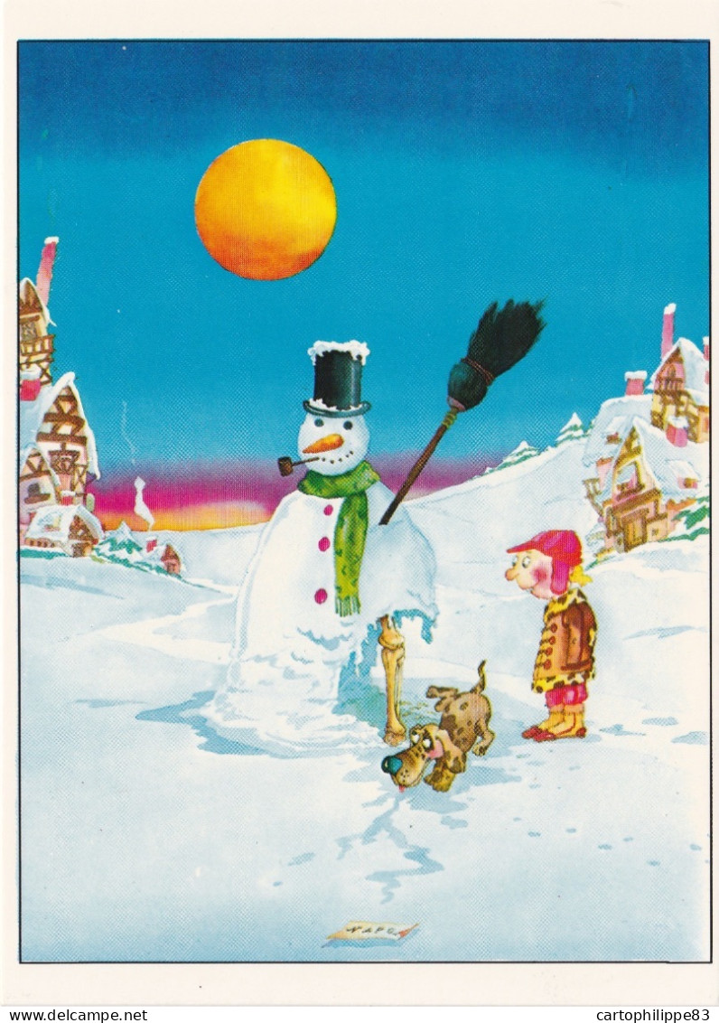 ILLUSTRATEUR HUMORISTIQUE NAPO LE SKI  LE BONHOMME DE NEIGE - Sports D'hiver