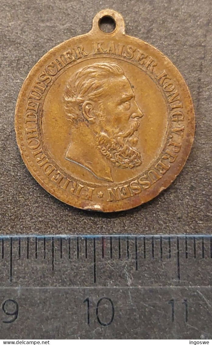 Germany Prussia Friedrich Medal (about 1888?) - Royaux/De Noblesse