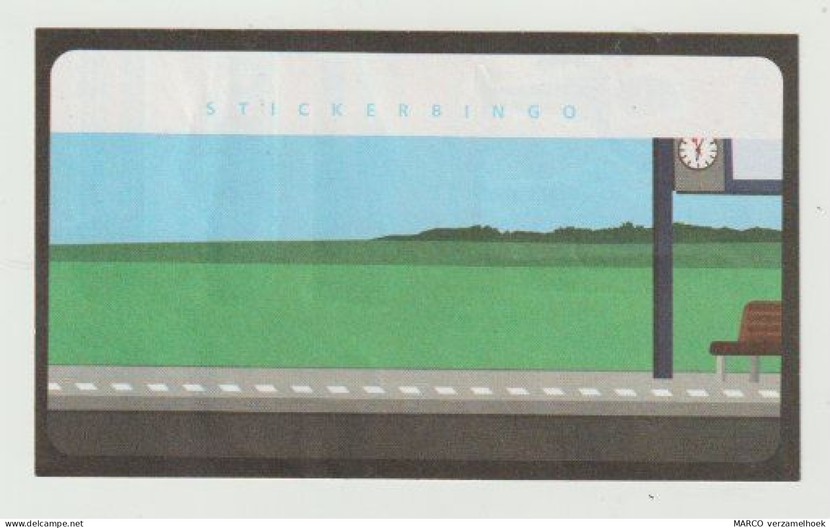 Sticker: NS Nederlandse Spoorwegen Stickerbingo - Chemin De Fer