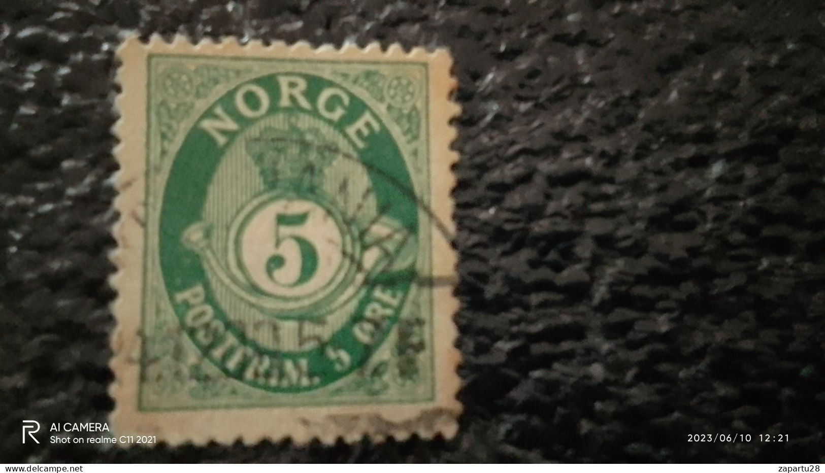 NORVEÇ-1920-40        5ÖRE     USED - Oblitérés