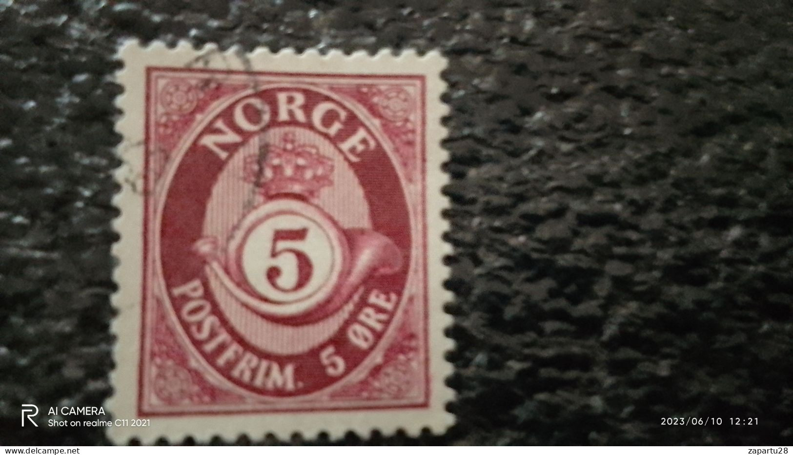 NORVEÇ-1920-40        5ÖRE     USED - Oblitérés