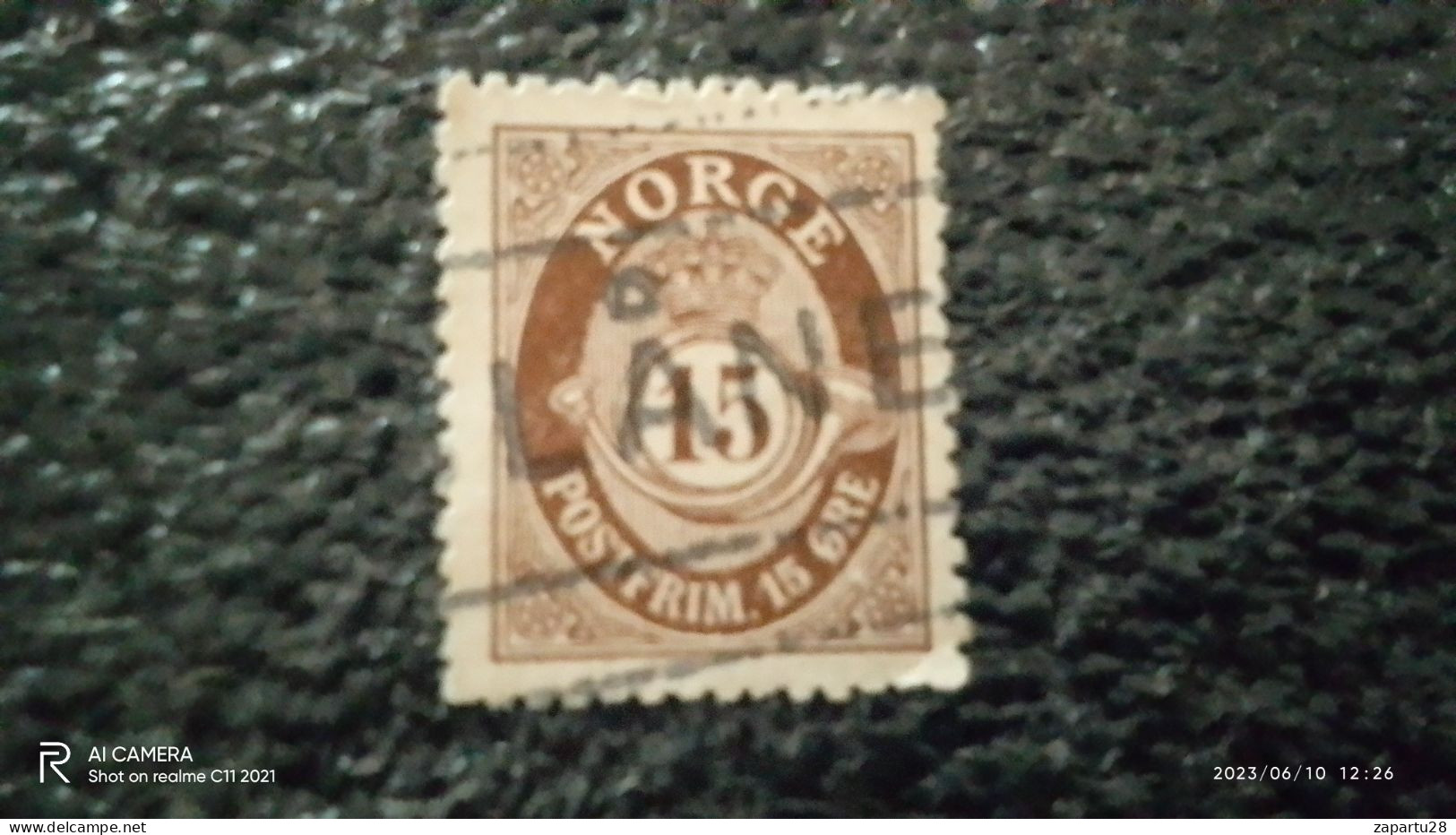 NORVEÇ-1920-40        15ÖRE     USED - Oblitérés