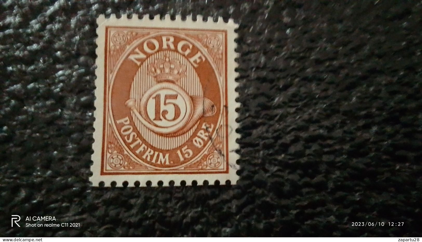 NORVEÇ-1920-40        15ÖRE     USED - Oblitérés