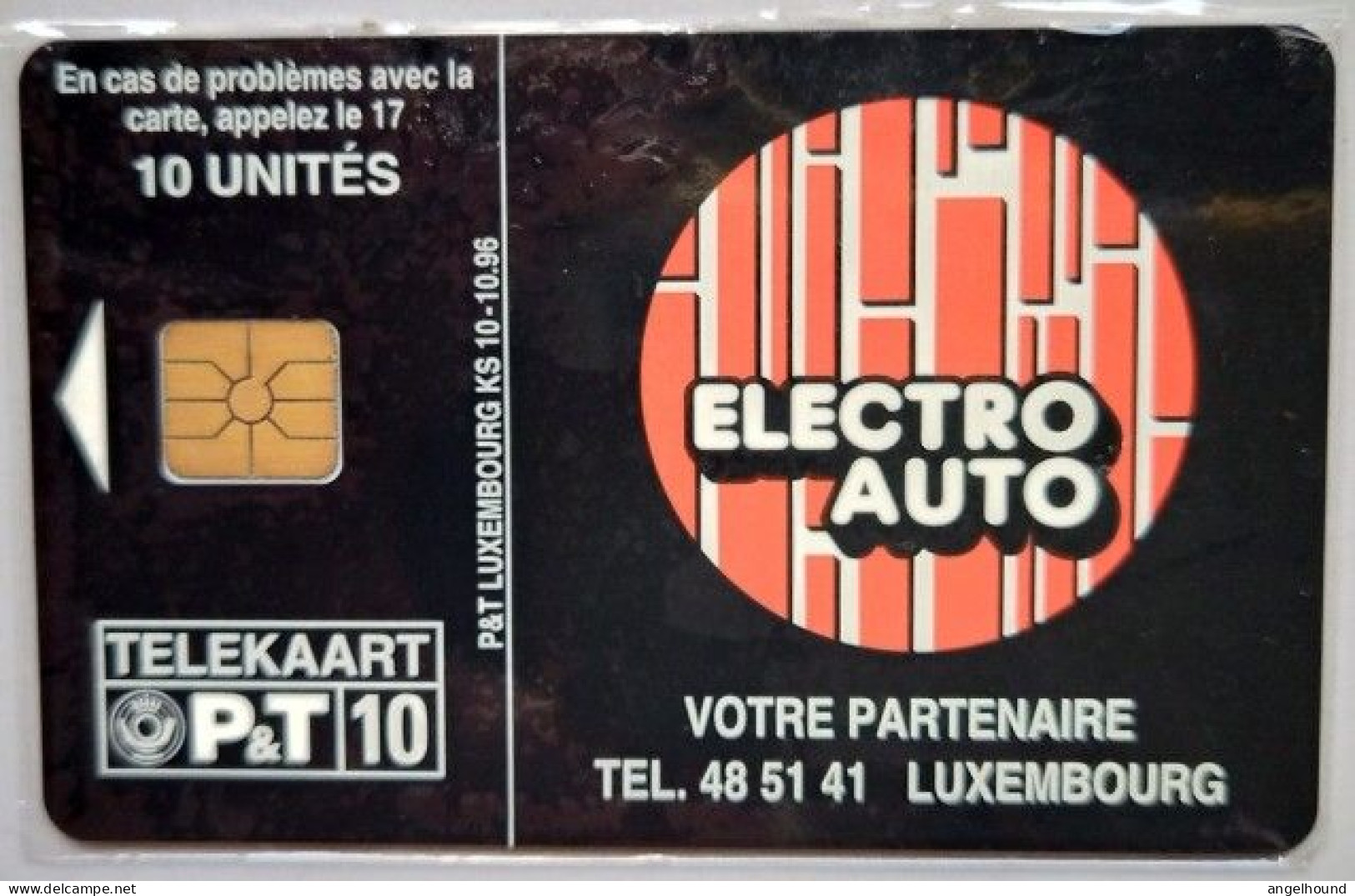 Luxembourg P&T 10 Units MINT KS 10 " SONAX - Electro Auto " - Luxembourg