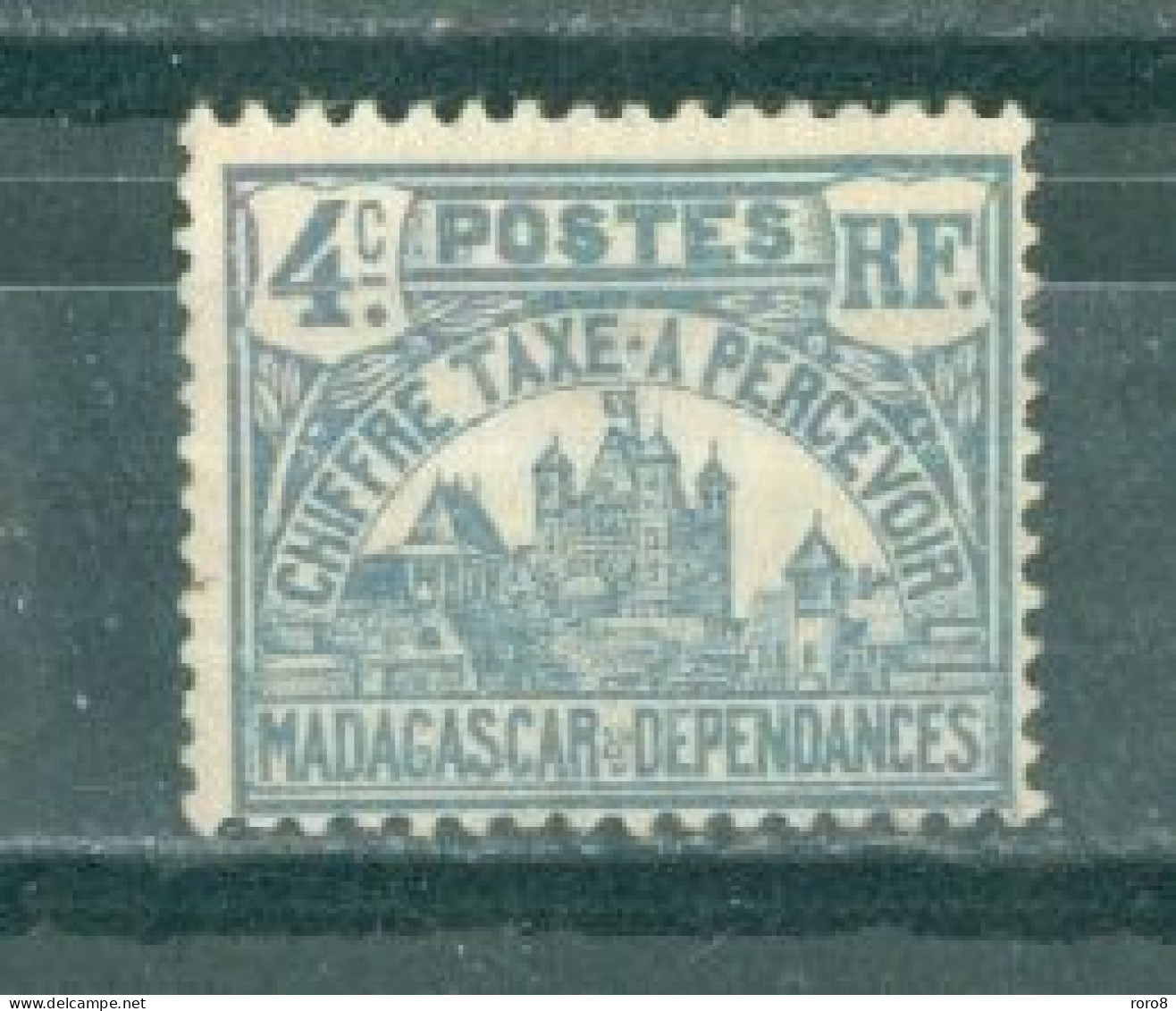 MADAGASCAR - TIMBRE-TAXE N°9 Sans Gomme - Palais Royal De Tananarive. - Segnatasse