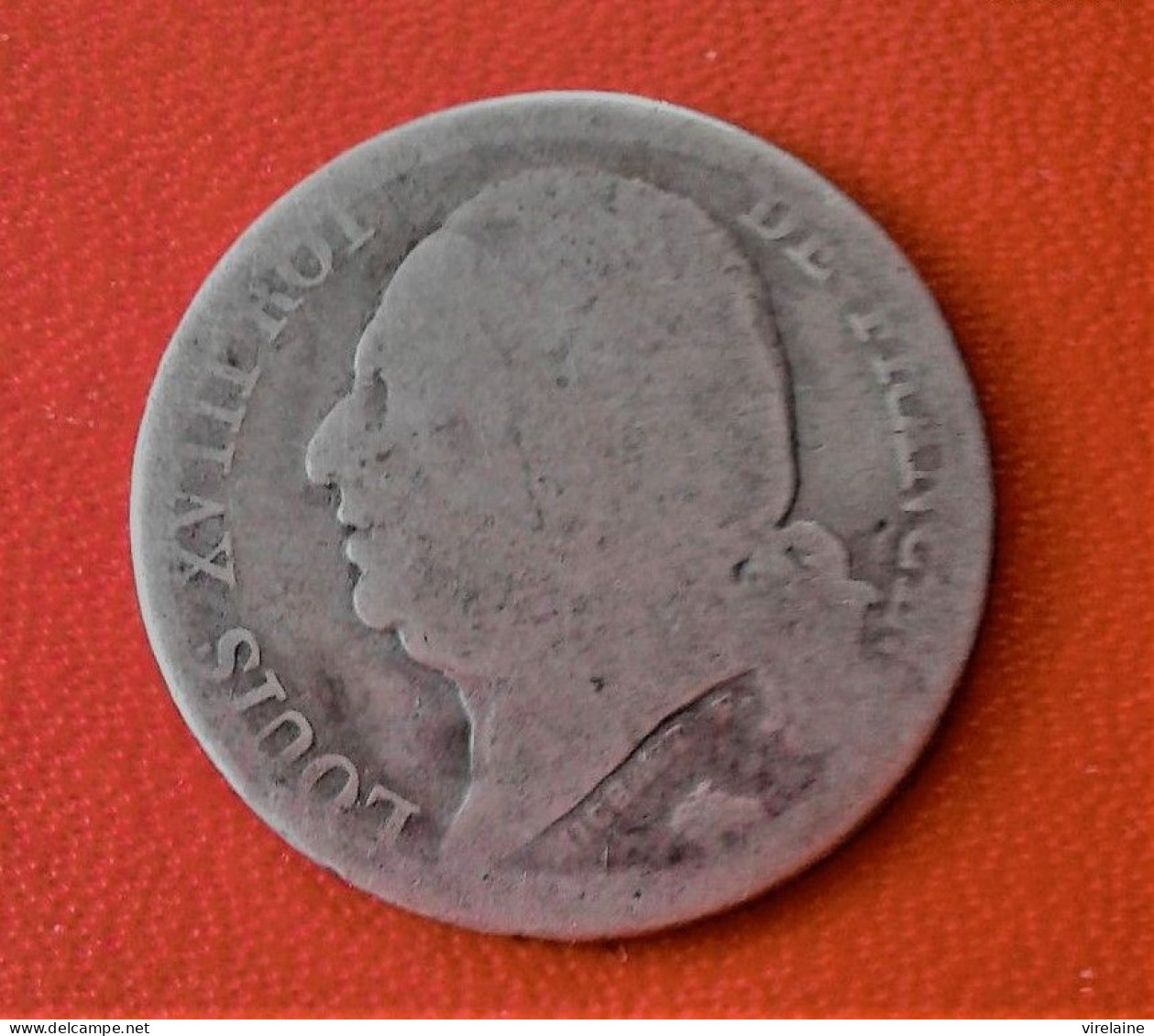 FRANCE :1 Franc Louis XVIII 1817 A   Rare - 1 Franc