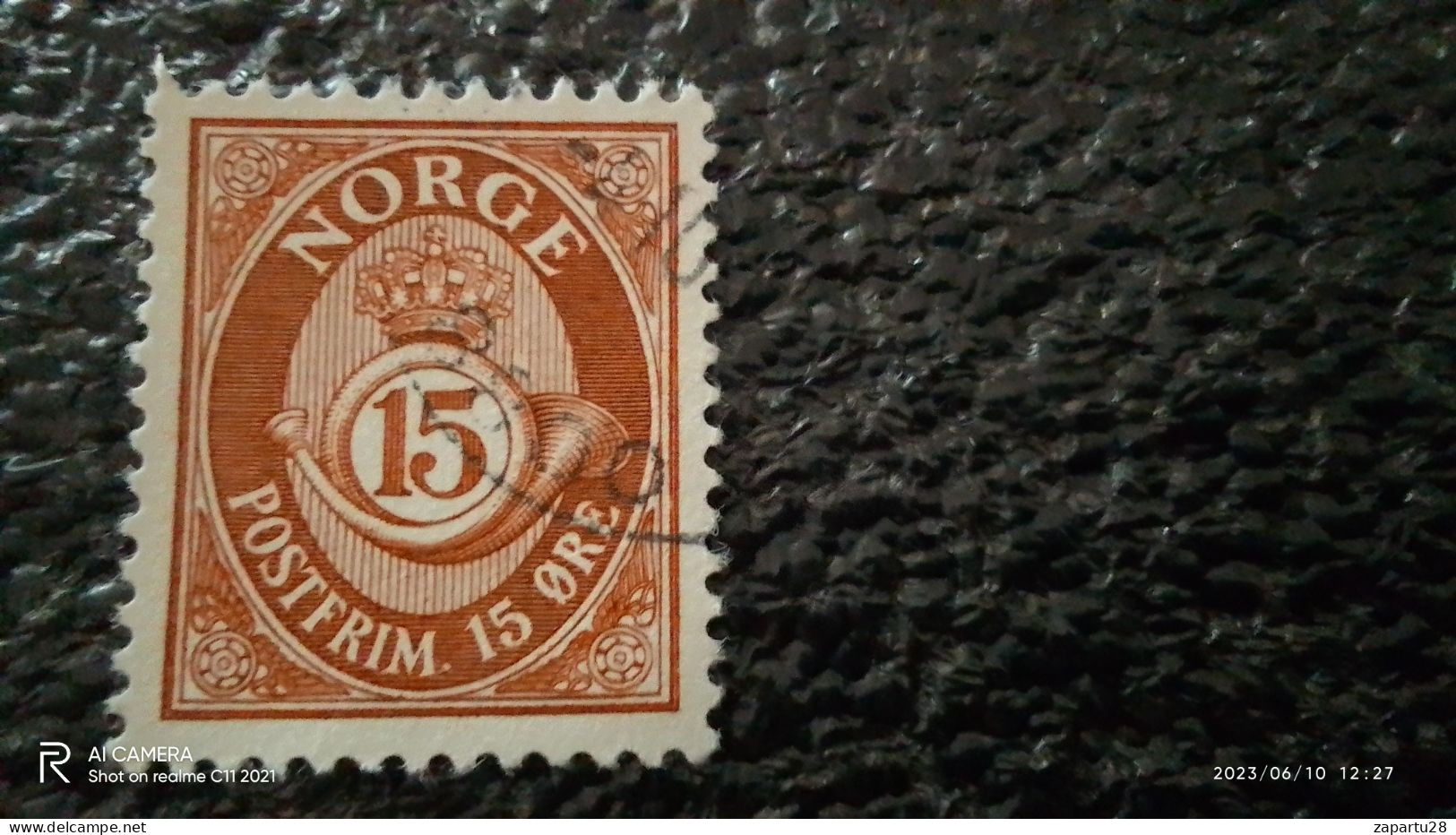 NORVEÇ-1920-40        15ÖRE     USED - Oblitérés