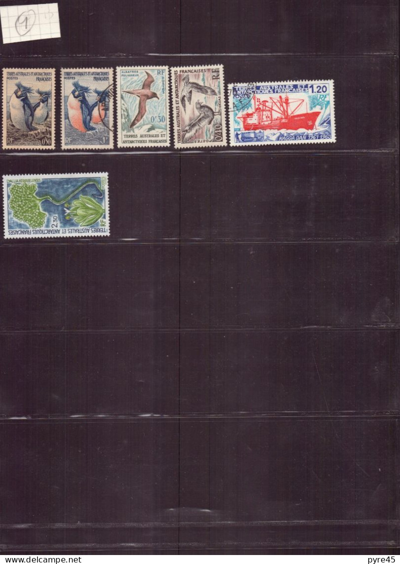 TAAF, 1956-1993, Lot De 6 TP, Neufs Et Oblitérés - Lots & Serien