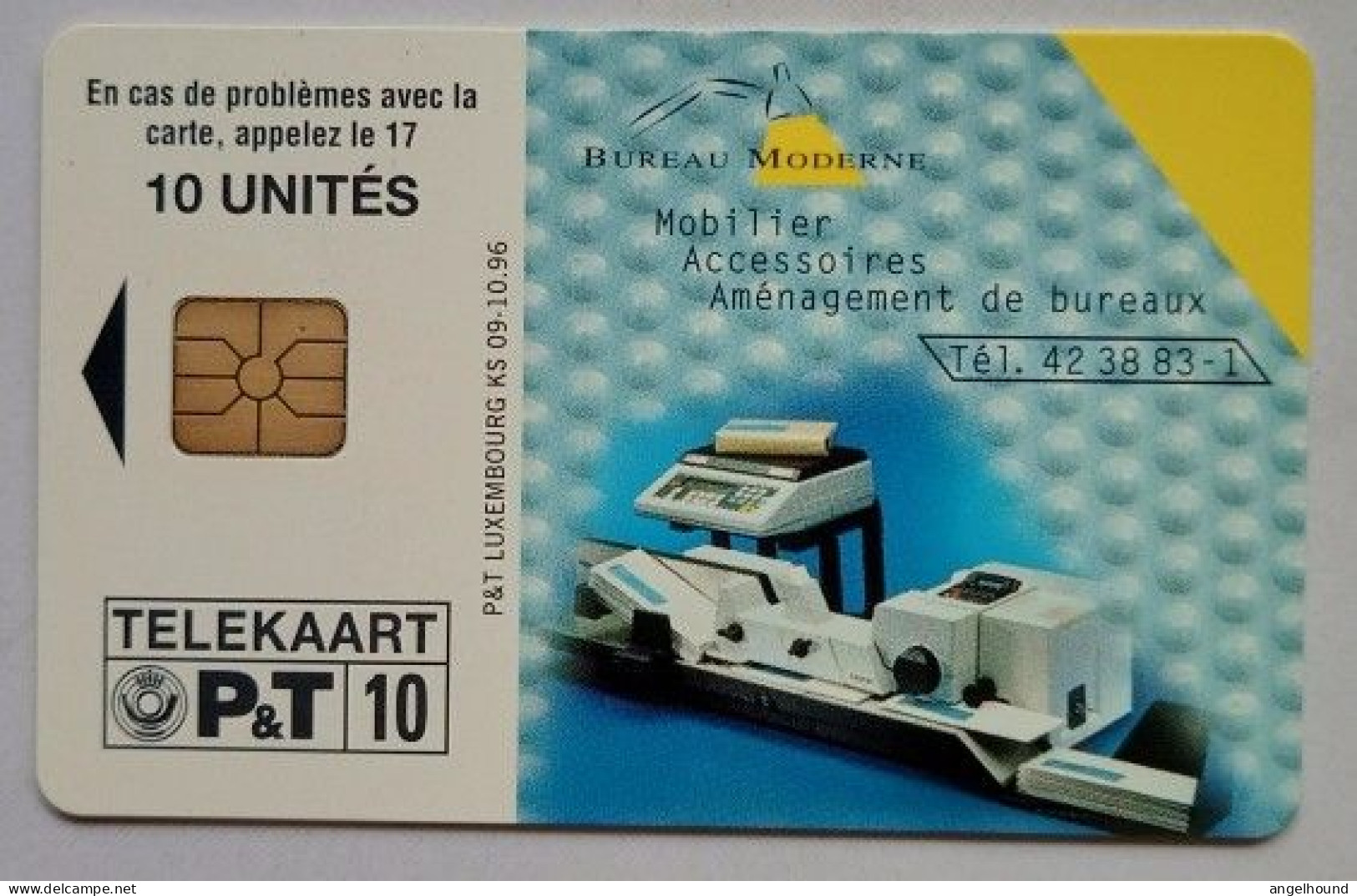 Luxembourg P&T 10  MINT Units KS 09 "  Bureau Moderne " - Luxembourg