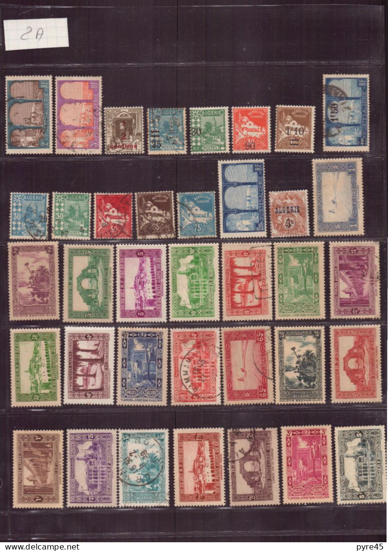 Algérie, 1924/1925-1957, Lot De 272 TP Neufs, Oblitérés, Poste Aérienne, Préo, Taxe - Collections, Lots & Séries