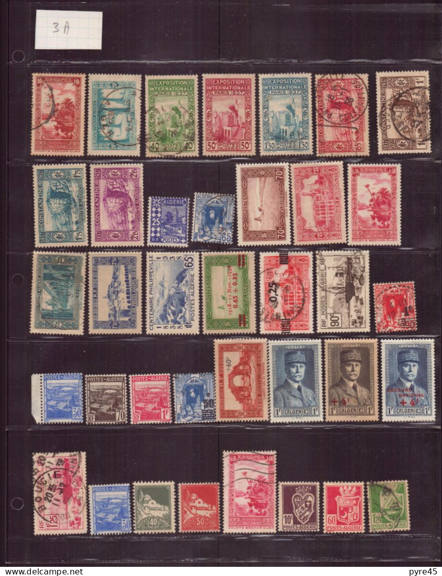 Algérie, 1924/1925-1957, Lot De 272 TP Neufs, Oblitérés, Poste Aérienne, Préo, Taxe - Collections, Lots & Séries