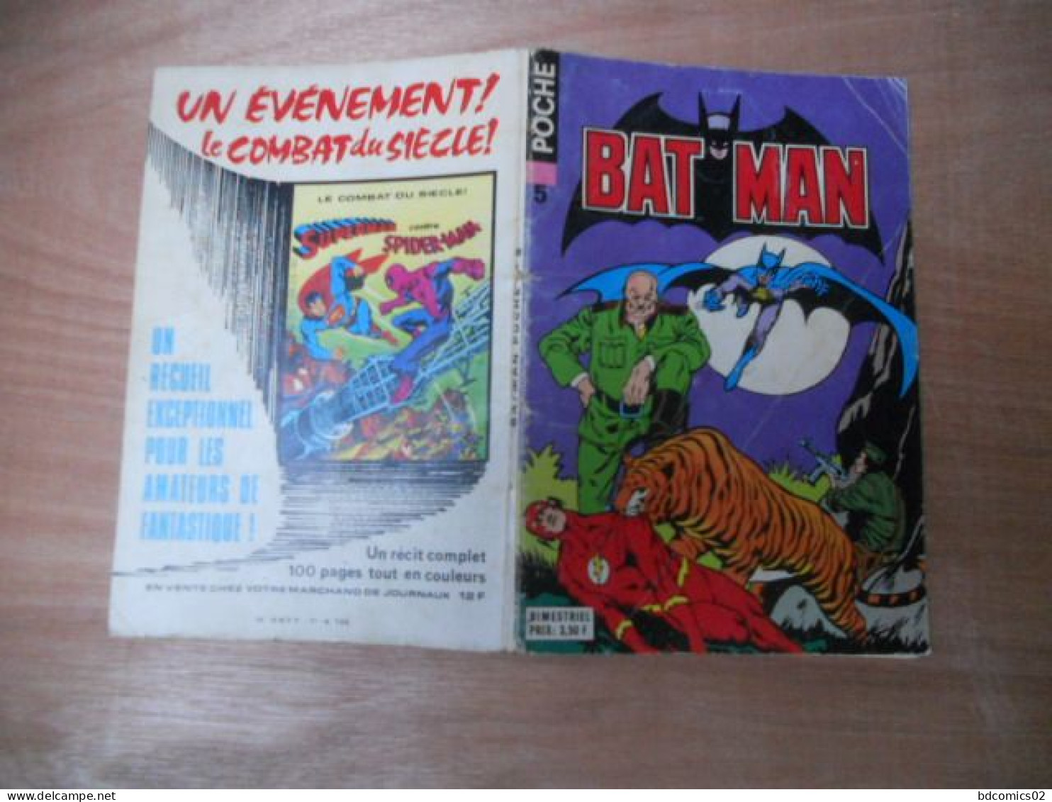 Batman Poche N° 5  échec Au Poison / Sagedition 1977 - Batman