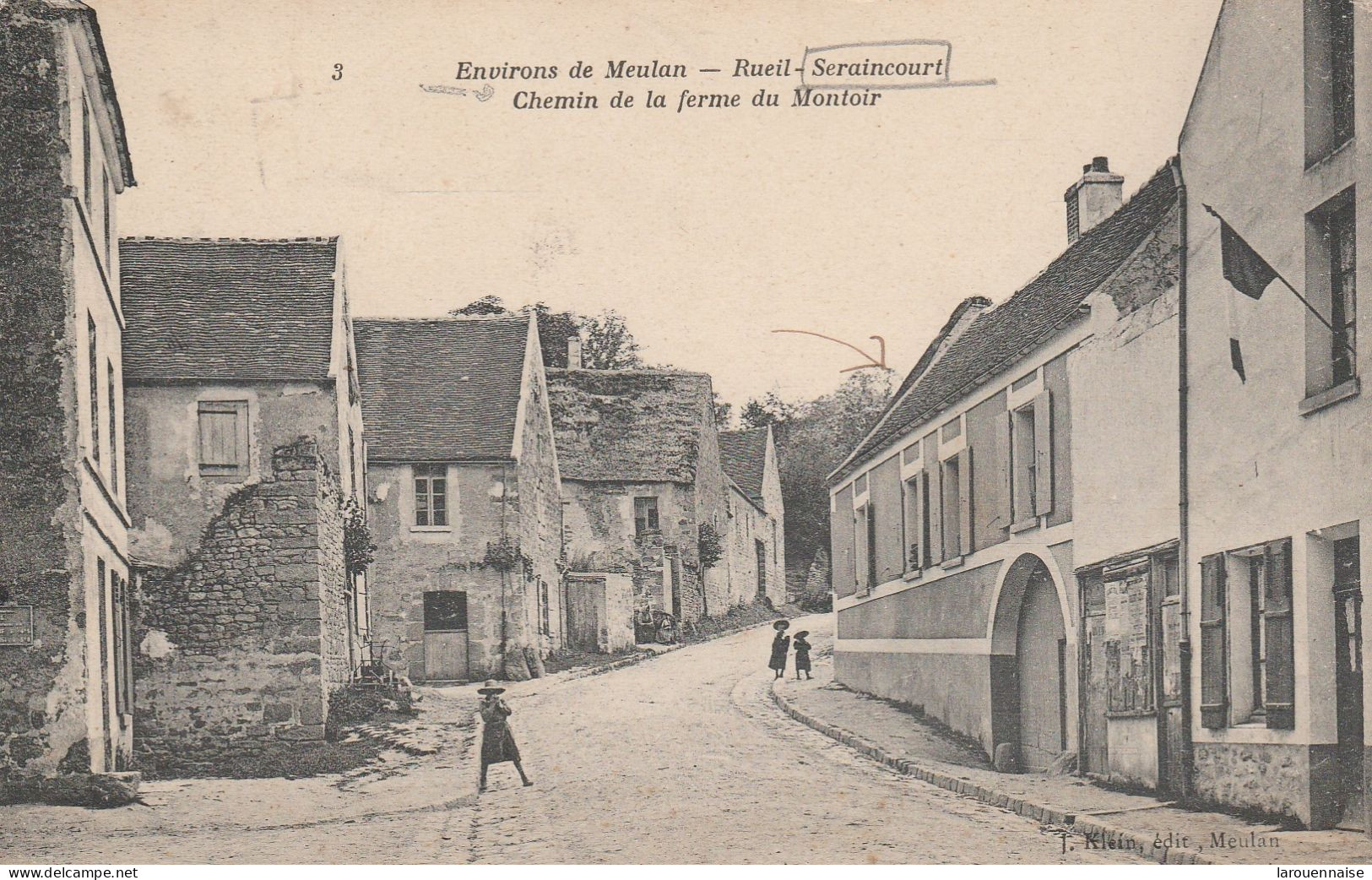 95 - SERAINCOURT - Chemin De La Ferme Du Montoir - Seraincourt