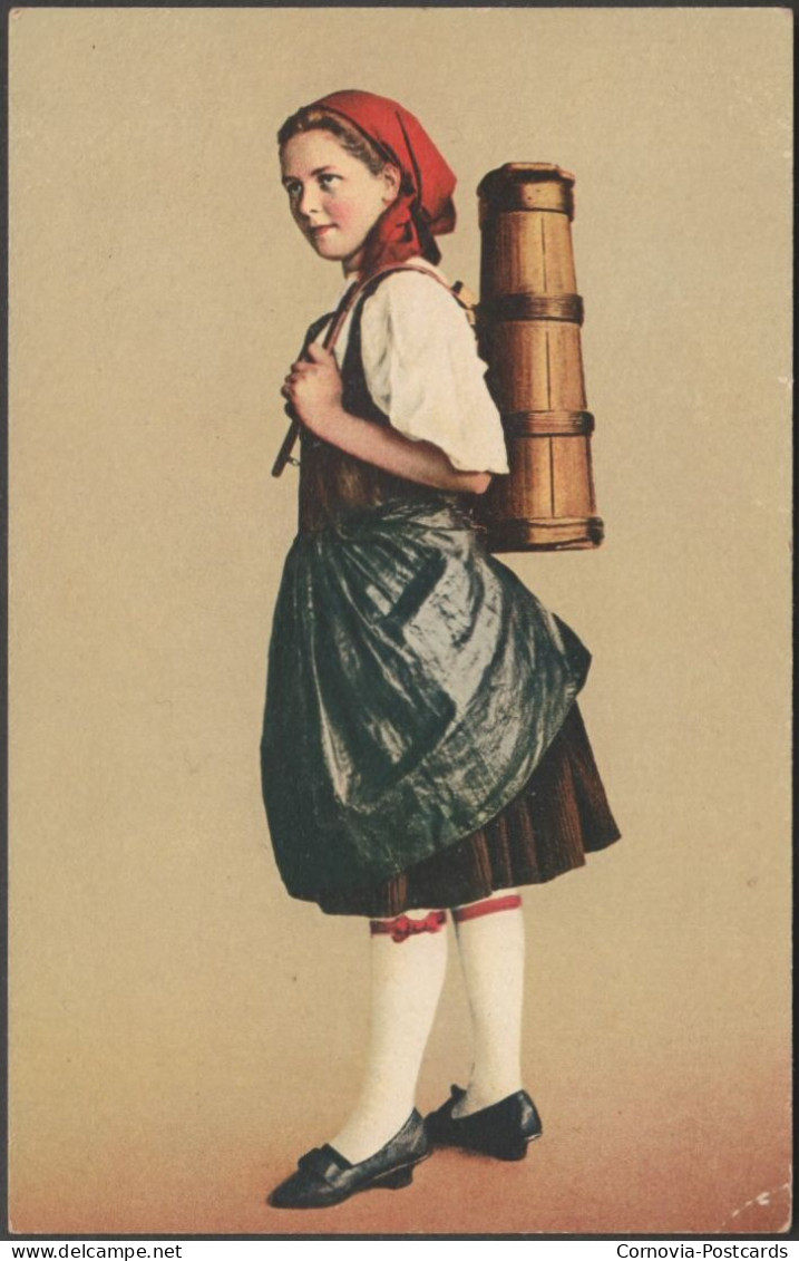 Mädchen Aus Guggisberg, Kanton Bern, C.1910 - Wehrli AK - Guggisberg