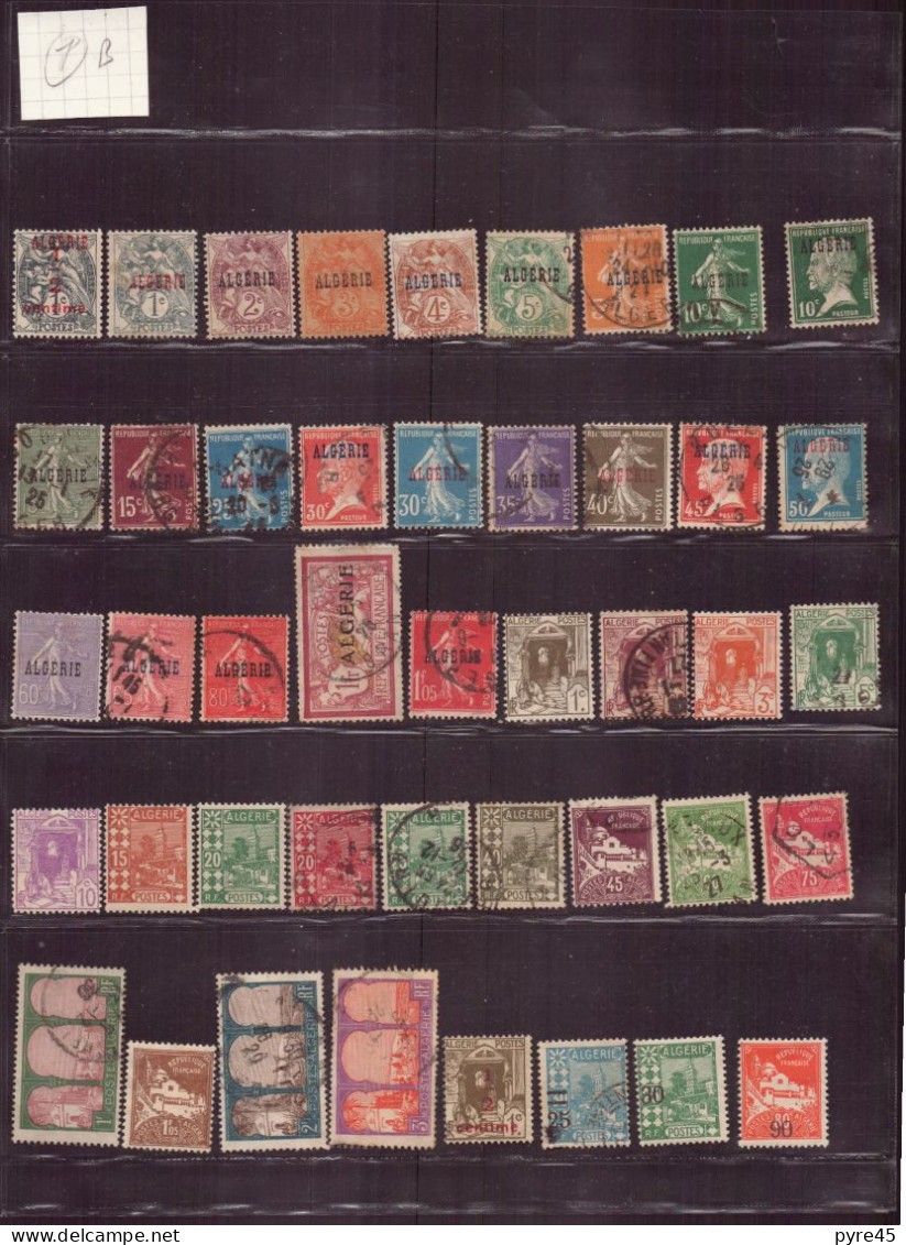 Algérie, 1924/1925-1957, Lot De 229 TP Neufs, Oblitérés, Poste Aérienne, Préo, Taxe - Collections, Lots & Séries