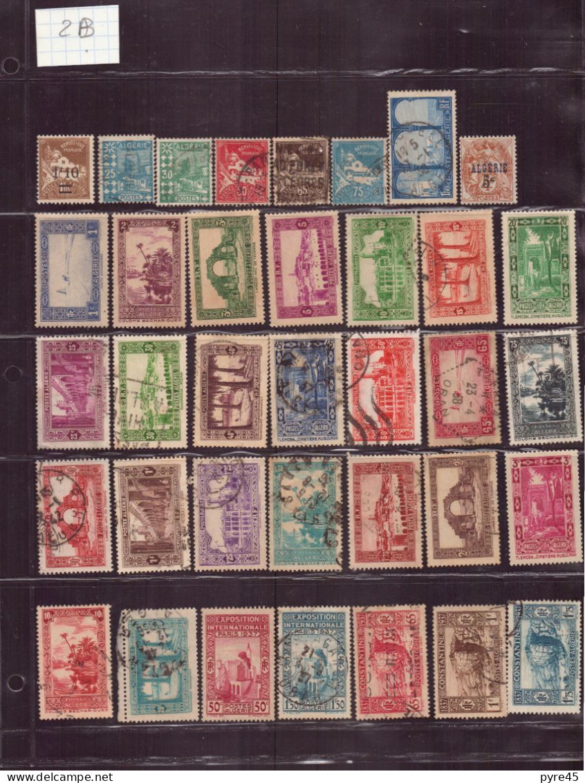 Algérie, 1924/1925-1957, Lot De 229 TP Neufs, Oblitérés, Poste Aérienne, Préo, Taxe - Collections, Lots & Séries