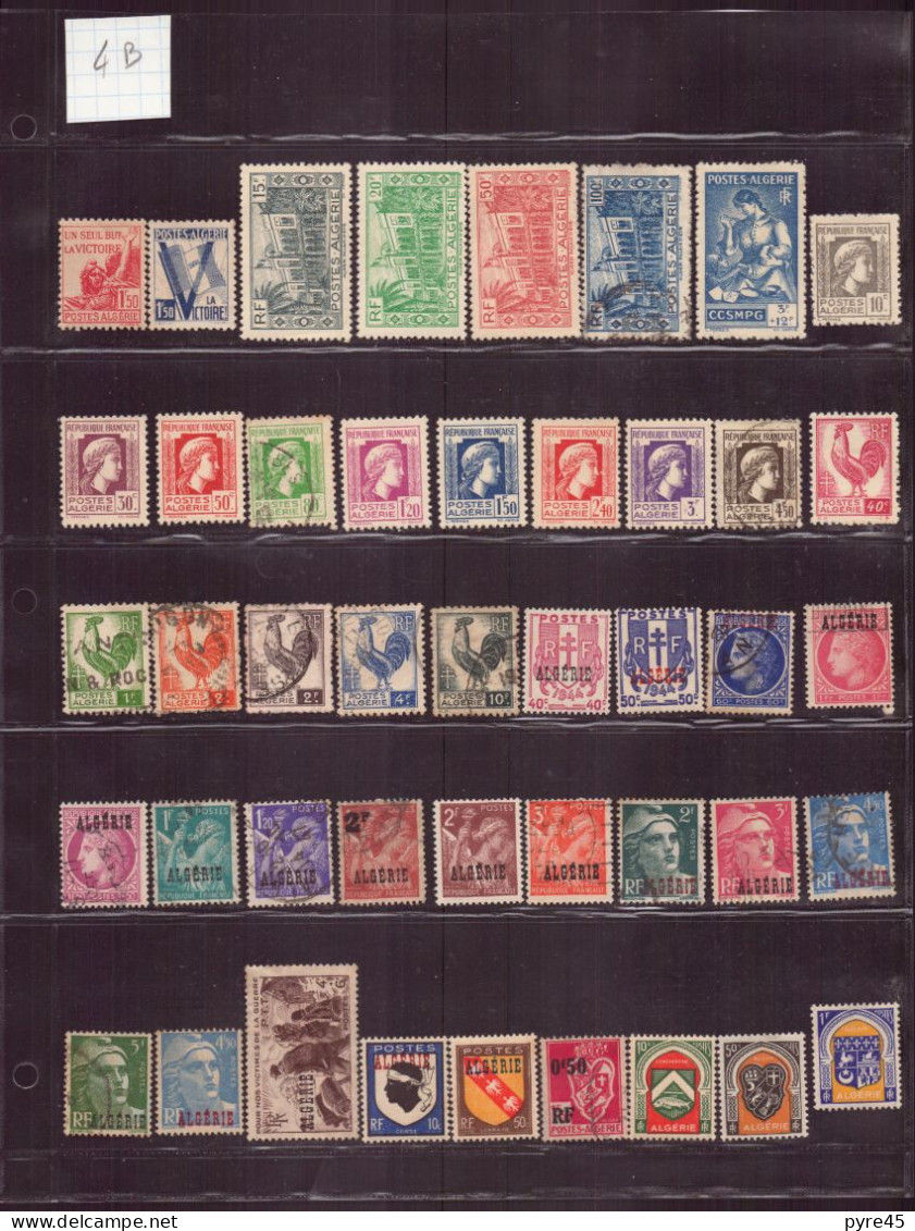 Algérie, 1924/1925-1957, Lot de 229 TP neufs, oblitérés, poste aérienne, préo, taxe