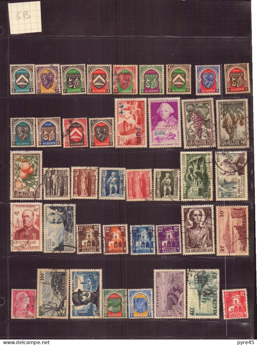 Algérie, 1924/1925-1957, Lot de 229 TP neufs, oblitérés, poste aérienne, préo, taxe