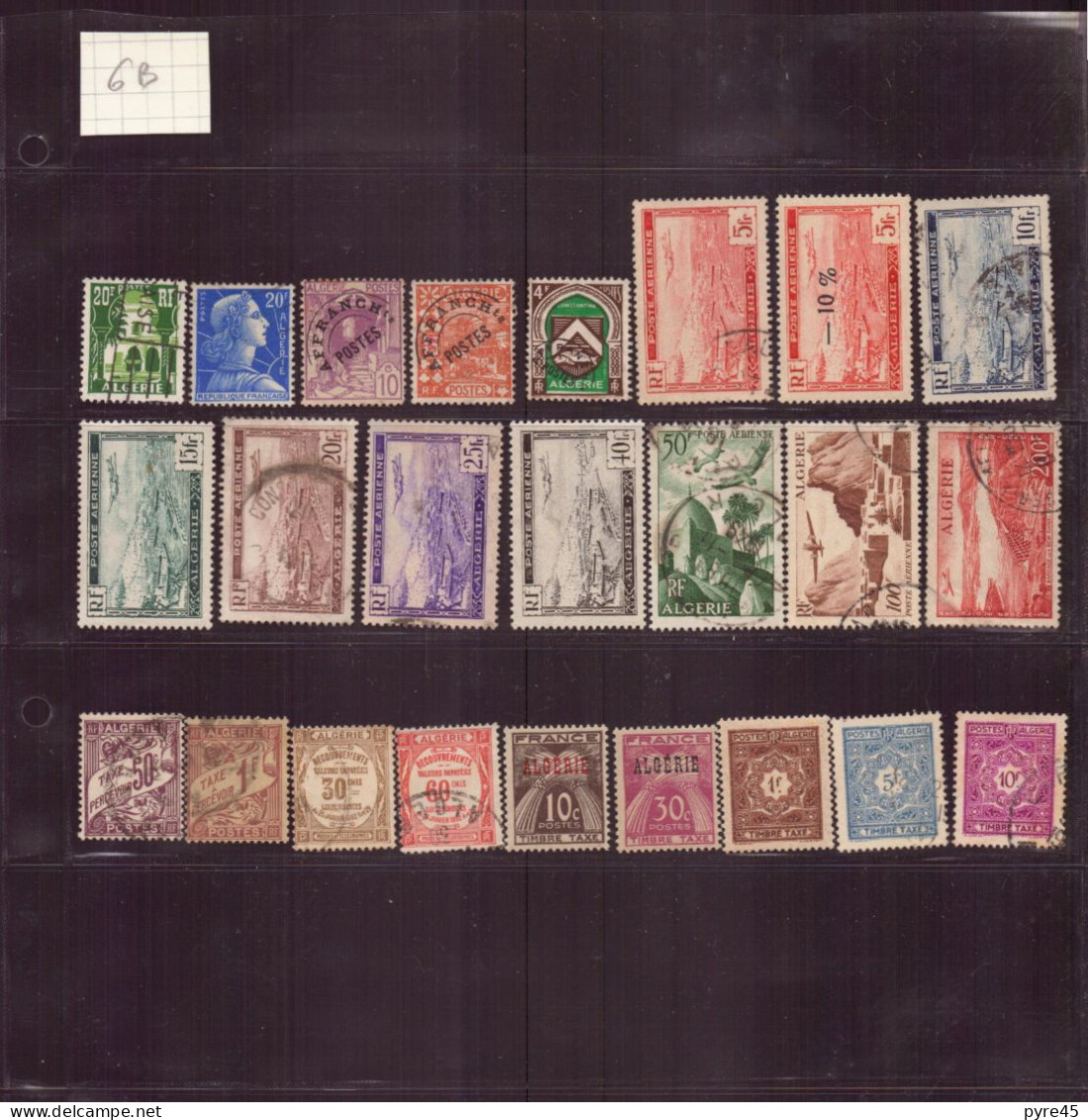 Algérie, 1924/1925-1957, Lot de 229 TP neufs, oblitérés, poste aérienne, préo, taxe