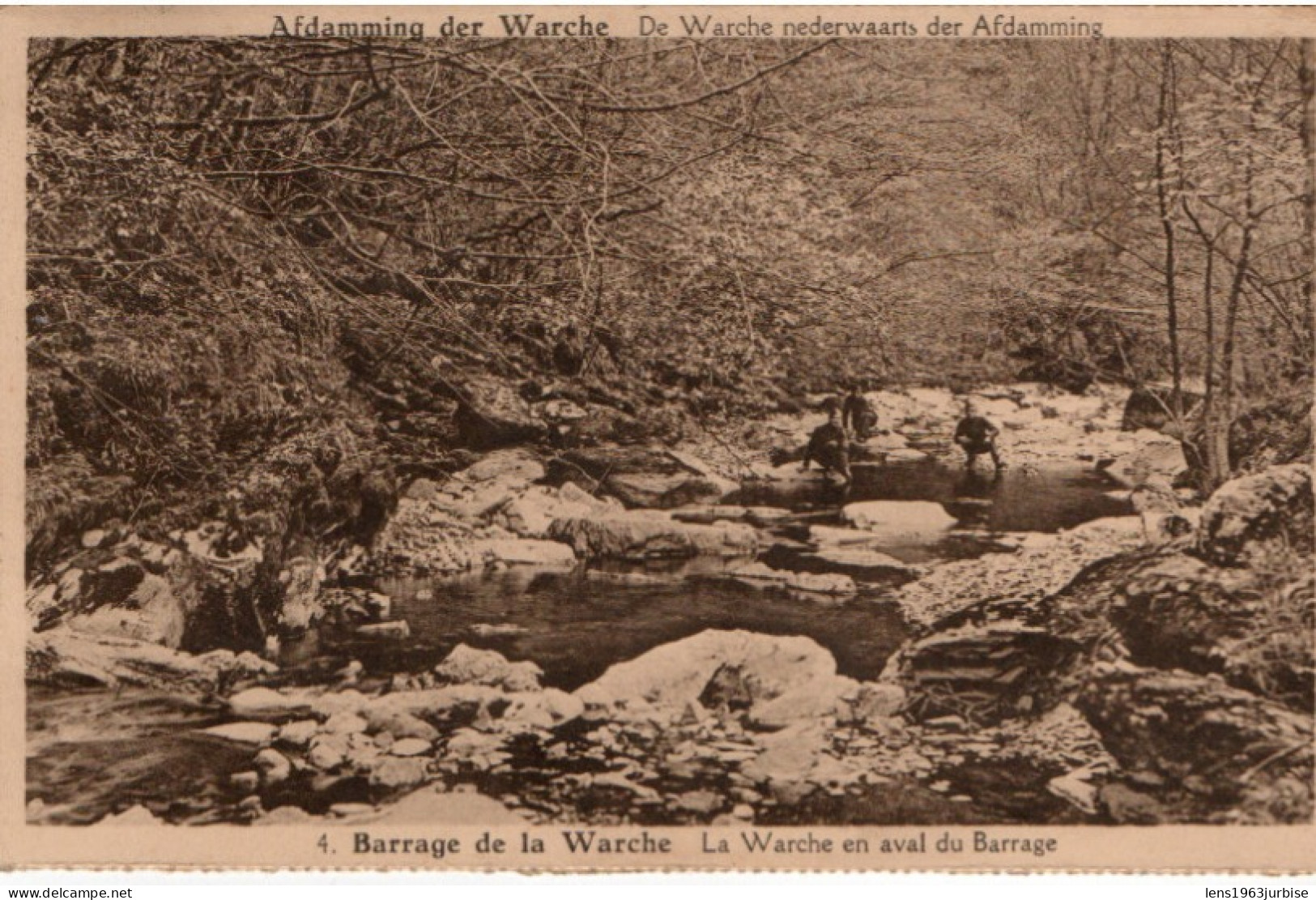 Barrage De La Warche , La Warche En Aval Du Barrage - Bütgenbach