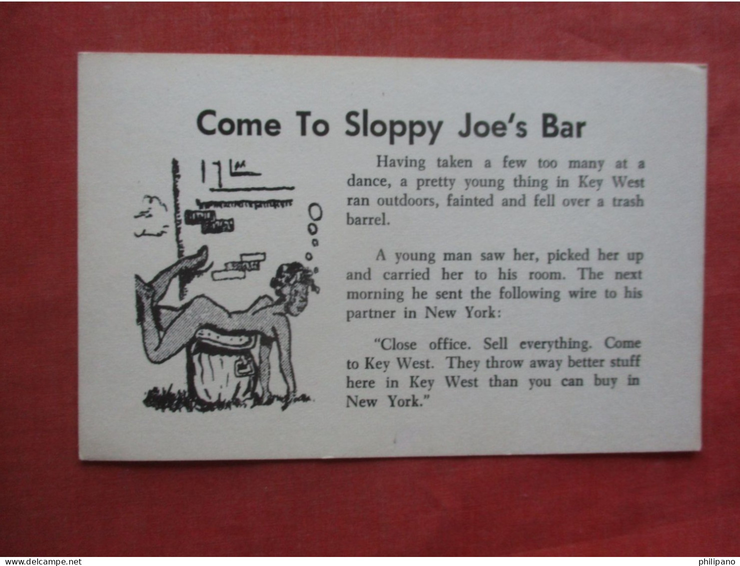 Come To Sloppy Joe's Bar.   Key West  Florida > Key West      Ref 6093 - Key West & The Keys