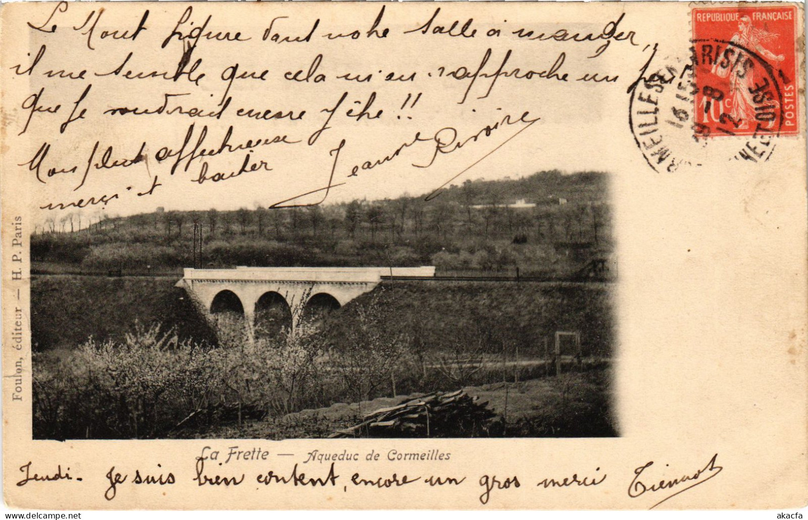 CPA La Frette Aqueduc De Cormeilles (1318166) - La Frette-sur-Seine