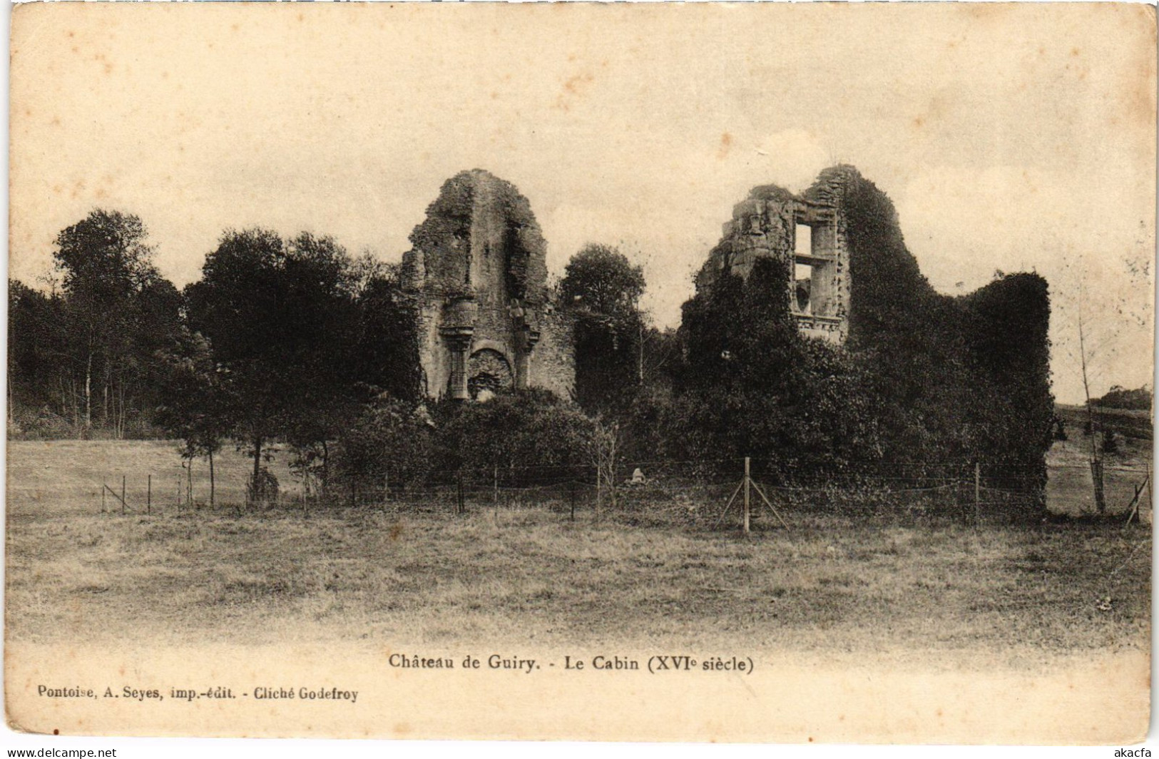 CPA Guiry Chateau Le Cabin (1318176) - Guiry En Vexin