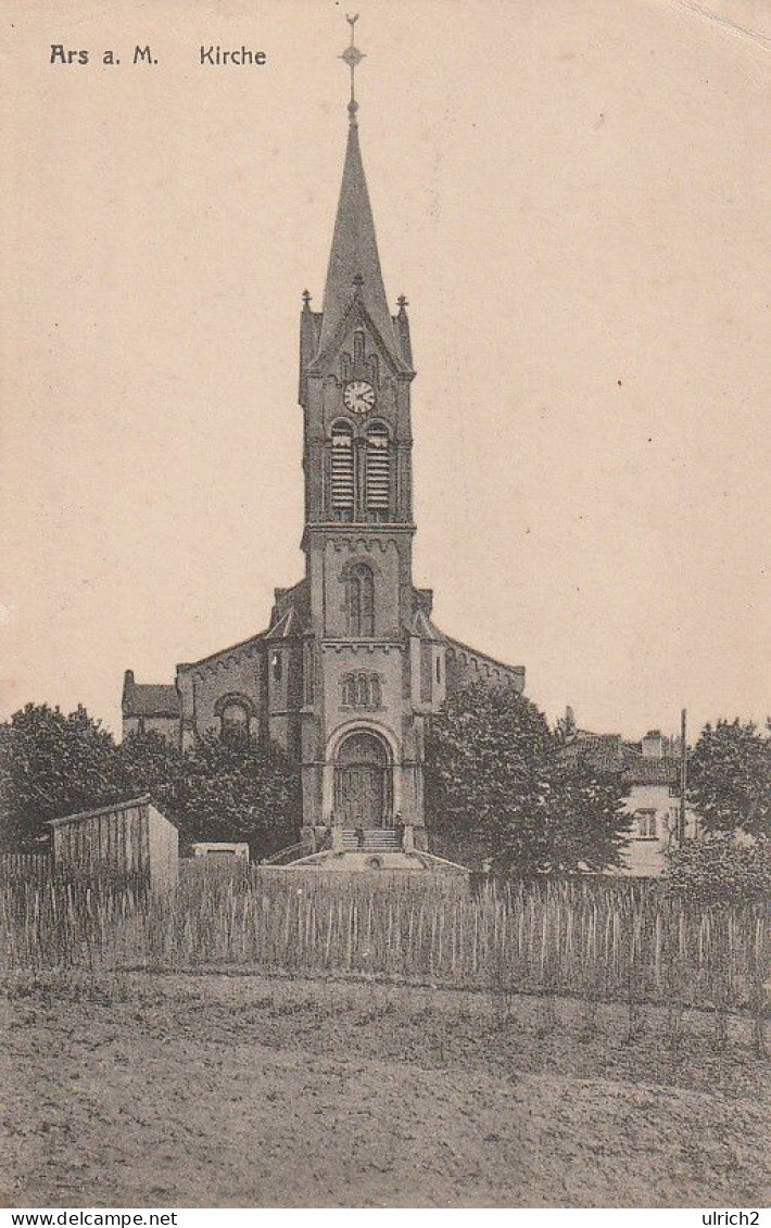 AK Ars A. M. - Kirche -  1918 (64493) - Ars Sur Moselle