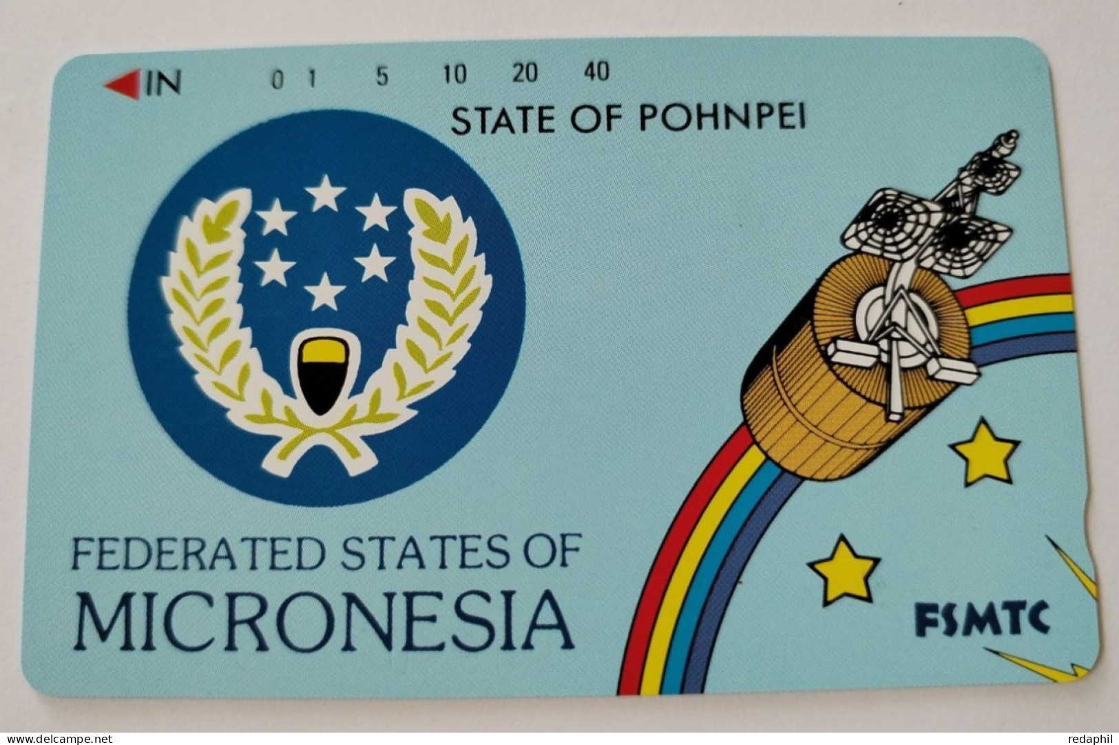 MICRONÉSIE :RARE  CARD  MIC 01  40  FSMTC. State Of Pohnpei. Mint - Micronesia