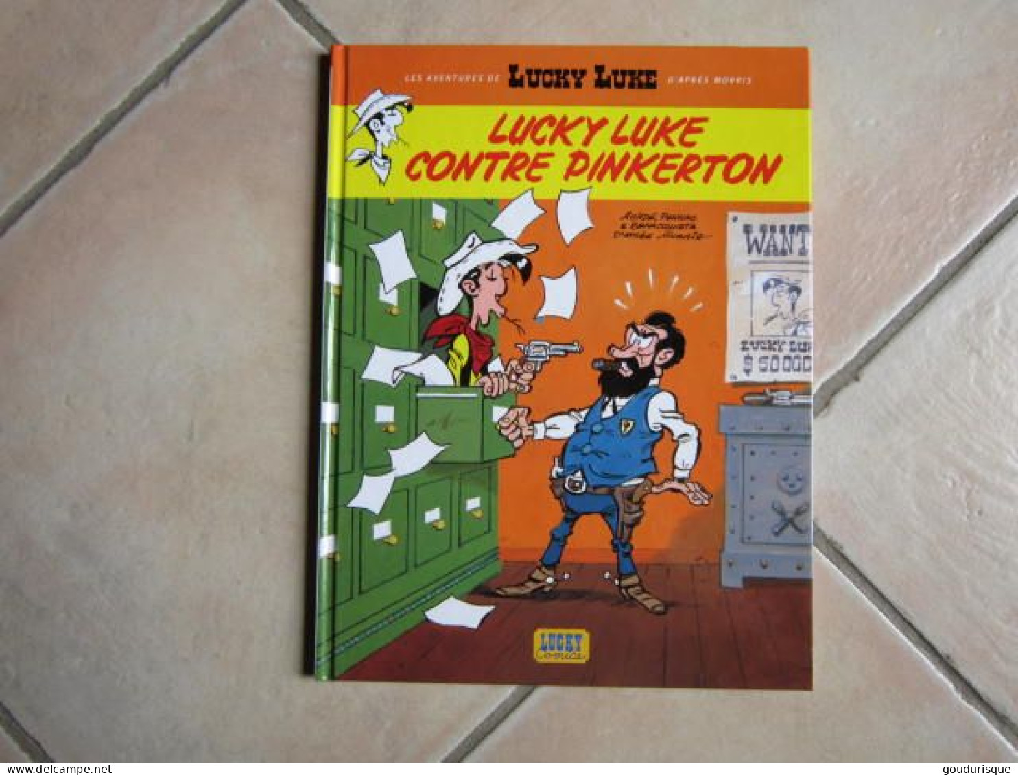 EO LUCKY LUKE  CONTRE PINKERTON ACHDE BENACQUISTA PENNAC  MORRIS - Lucky Luke