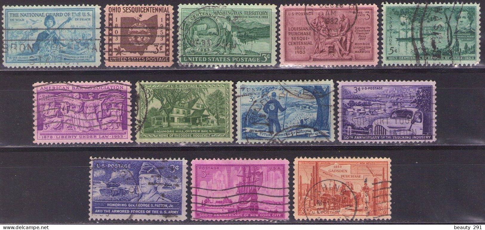 USA 1953 USED - Années Complètes