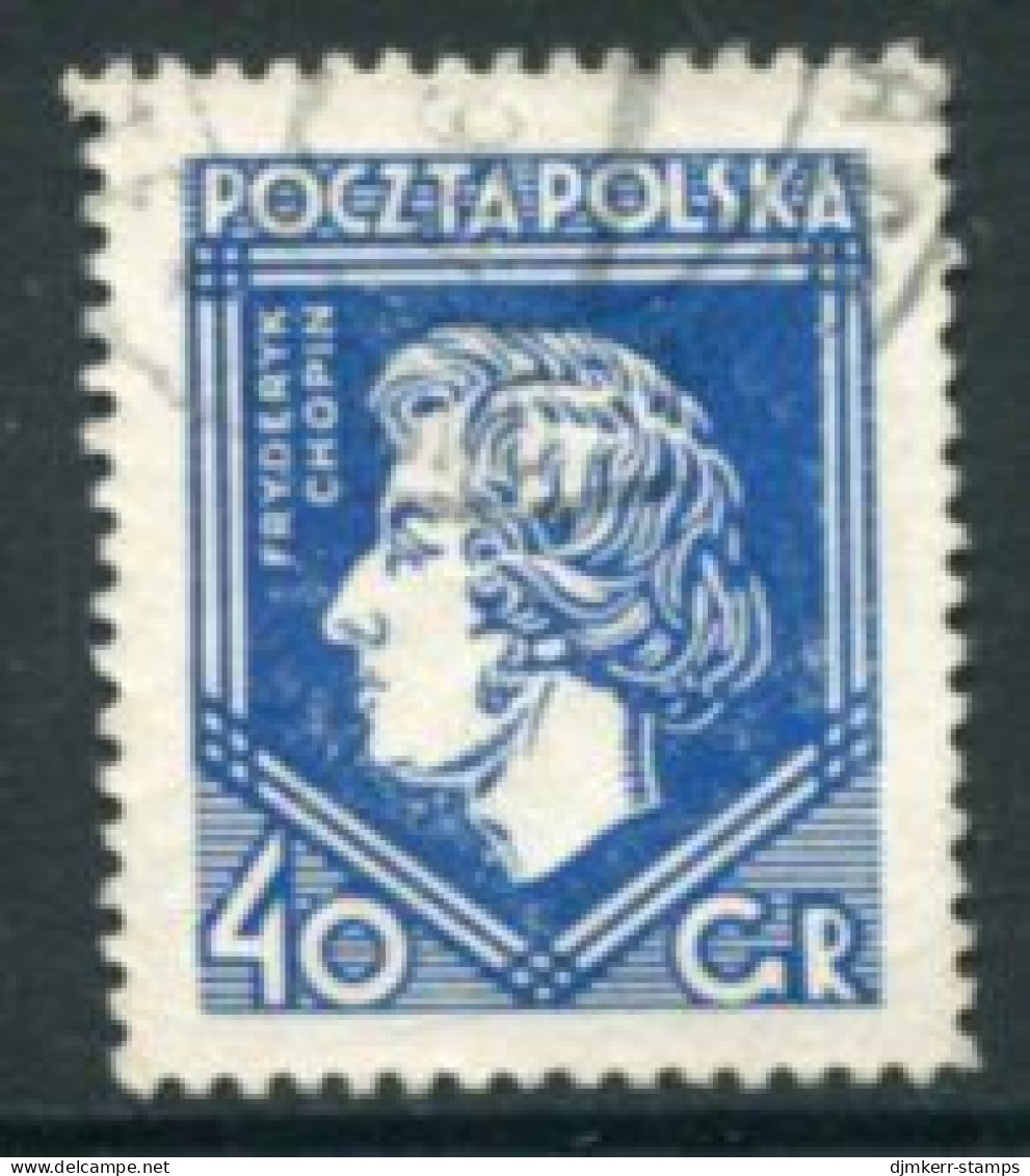 POLAND 1927 Chopin Used Michel 244 - Used Stamps