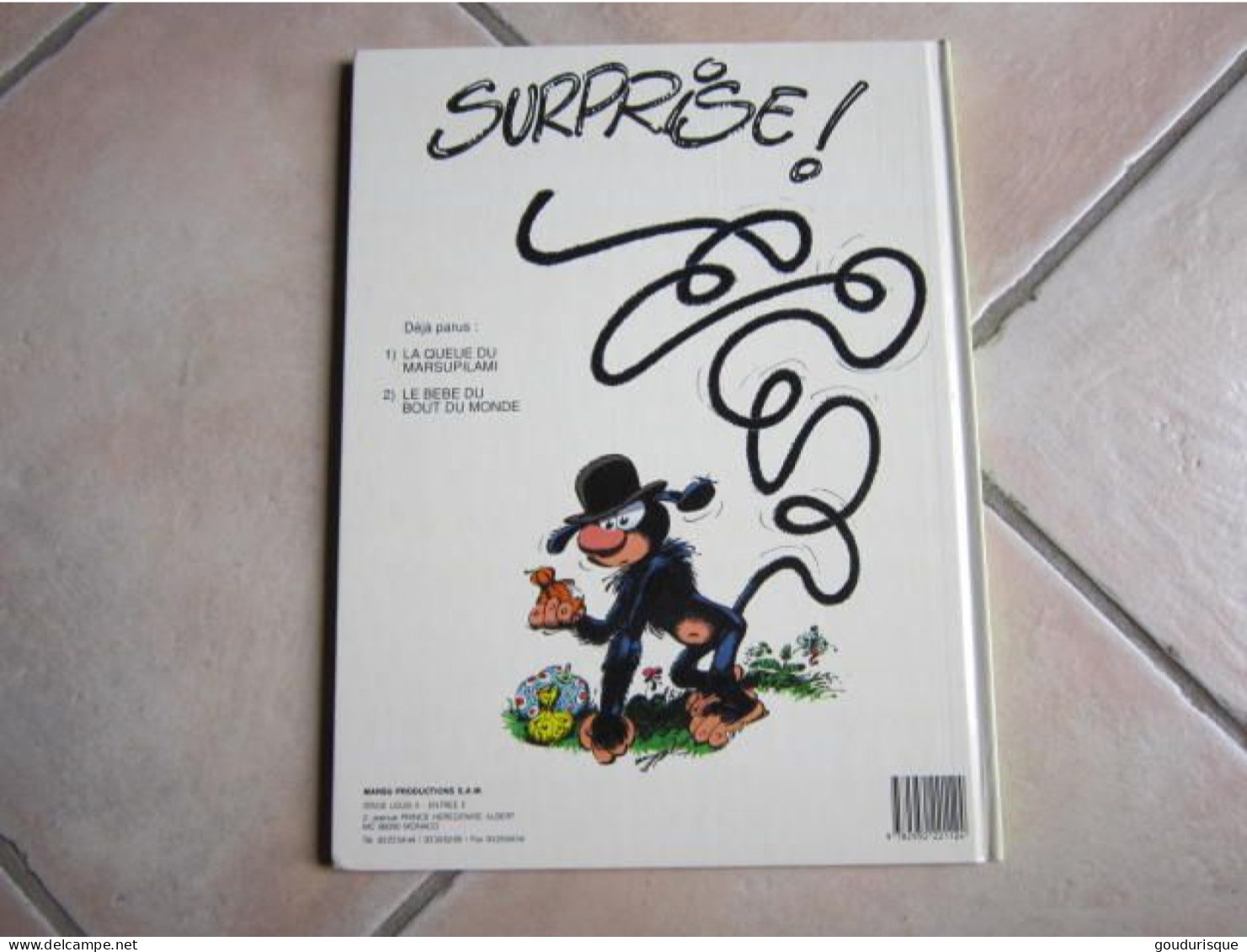 EO Marsupilami T3 MARS LE NOIR  FRANQUIN/BATEM/GREG - Marsupilami