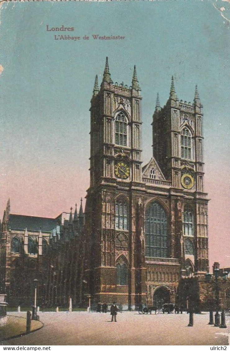 AK London - Londres - L'Abbaye De Westminster - Feldpost Pion. Komp. 245 123. Inf. Div. - 1915 (64499) - Westminster Abbey