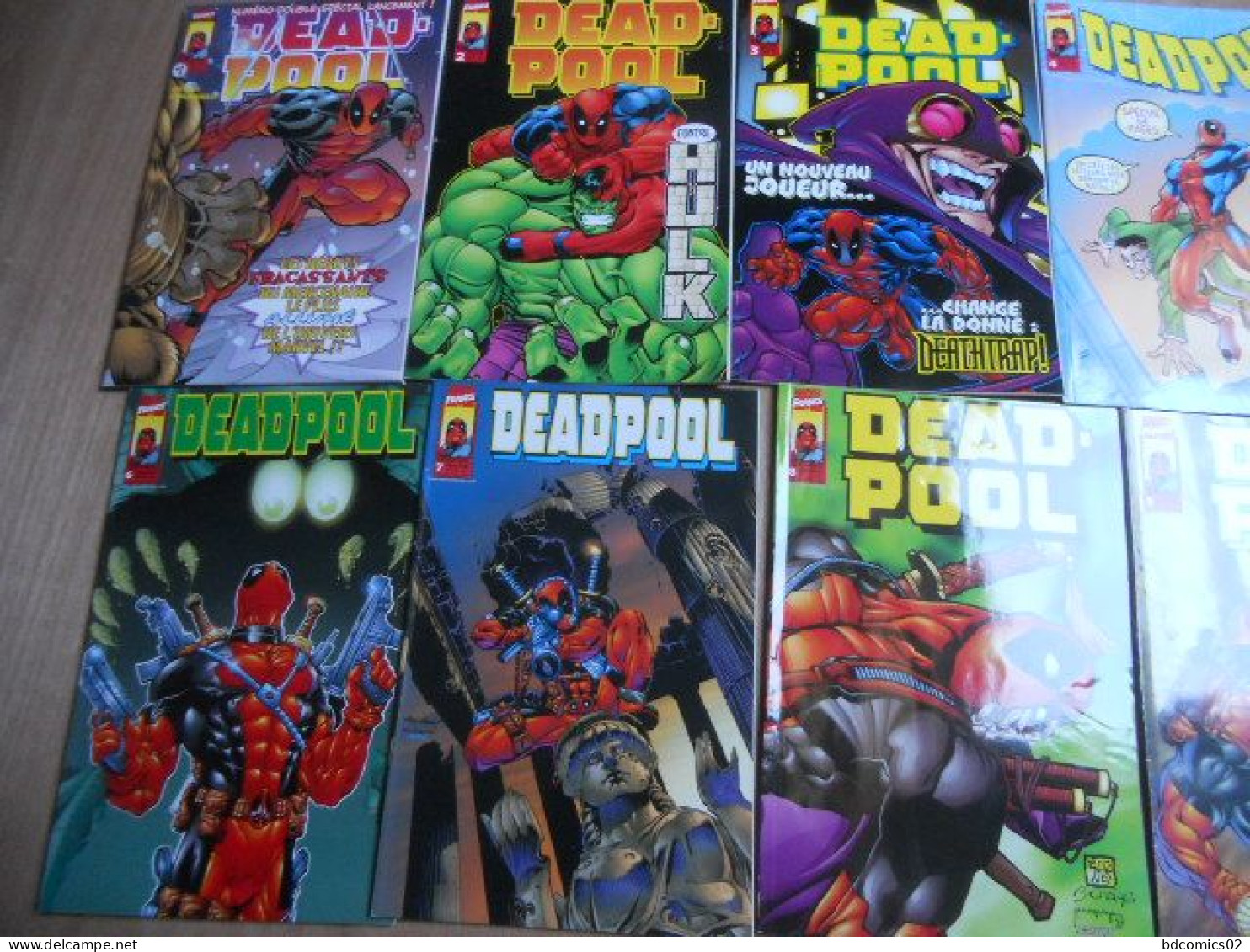 Deadpool V1 Première Série Lot De 9 Bd Collection Complète Du N°1 Au N°9 Tbe - Bücherpakete