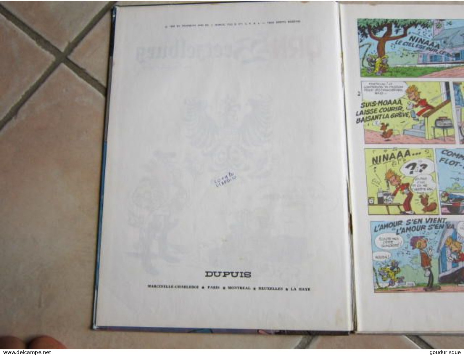 EO SPIROU T18 QRN SUR BRETZELBURG   FRANQUIN - Spirou Et Fantasio