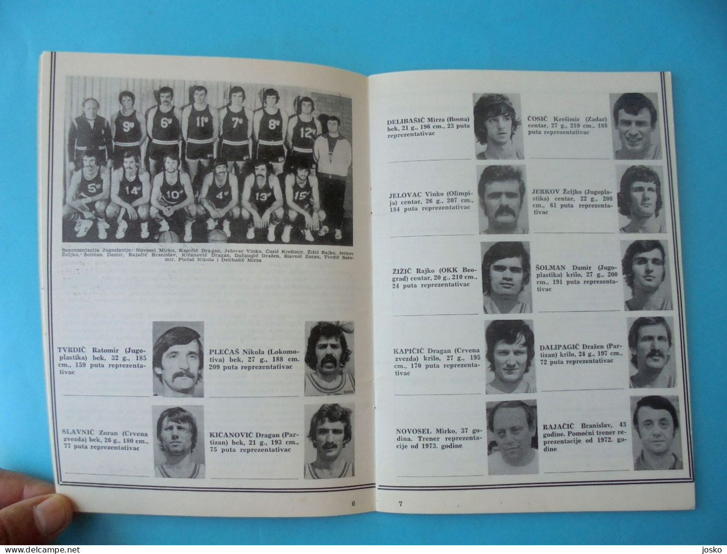 FIBA EuroBasket 1975 (European Basketball Championship '75.) Old Rare Official Programme * Pallacanestro Baloncesto - Bücher