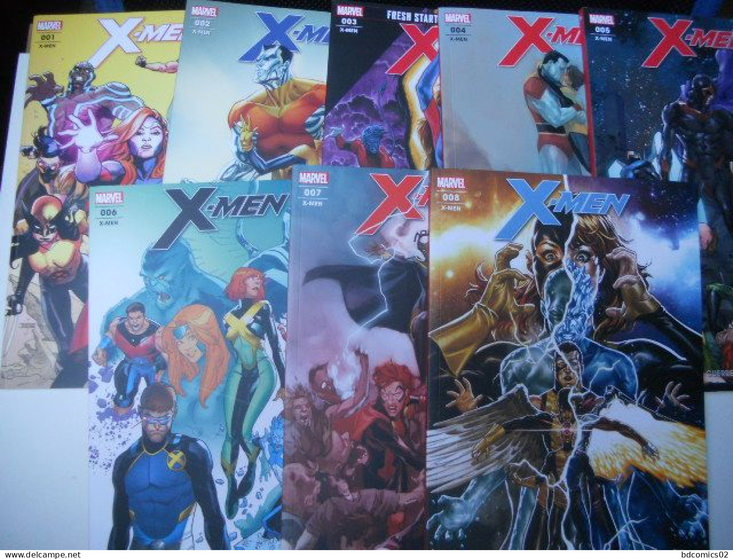 X Men 6- ème Série/  V6  Lot De 8 Bd Du N°1 AU N°8 DU  2019 TBE - Paquete De Libros