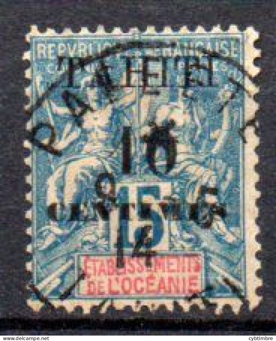 Tahiti: Yvert  33A - Used Stamps