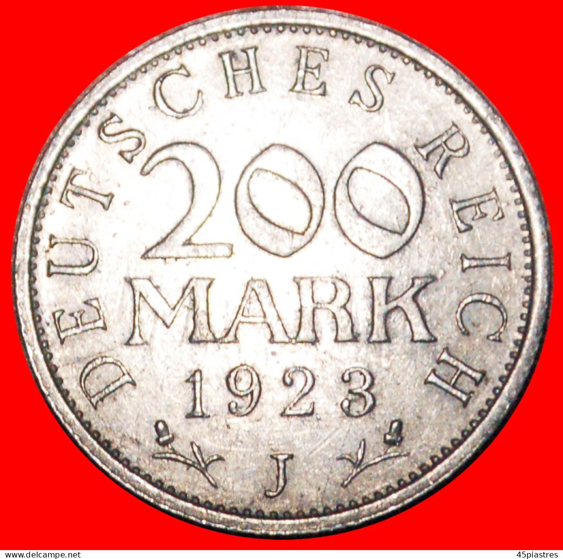 * INFLATION: GERMANY WEIMAR REPUBLIC  200 MARK 1923J HAMBURG! · LOW START · NO RESERVE! - 200 & 500 Mark