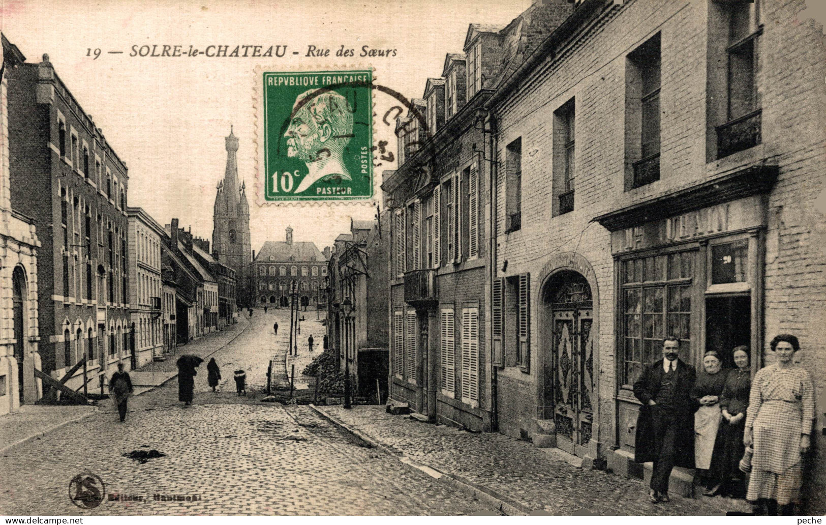 N°105066 -cpa Solre Le Château -rue Des Soeurs- - Solre Le Chateau