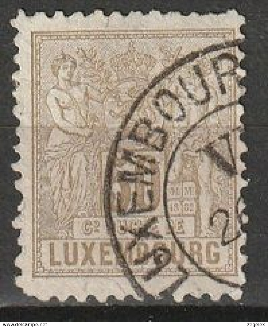 Luxembourg 1882 - MiNr. 54C ( 11,5: 12), Gestempelt - 1882 Allégorie