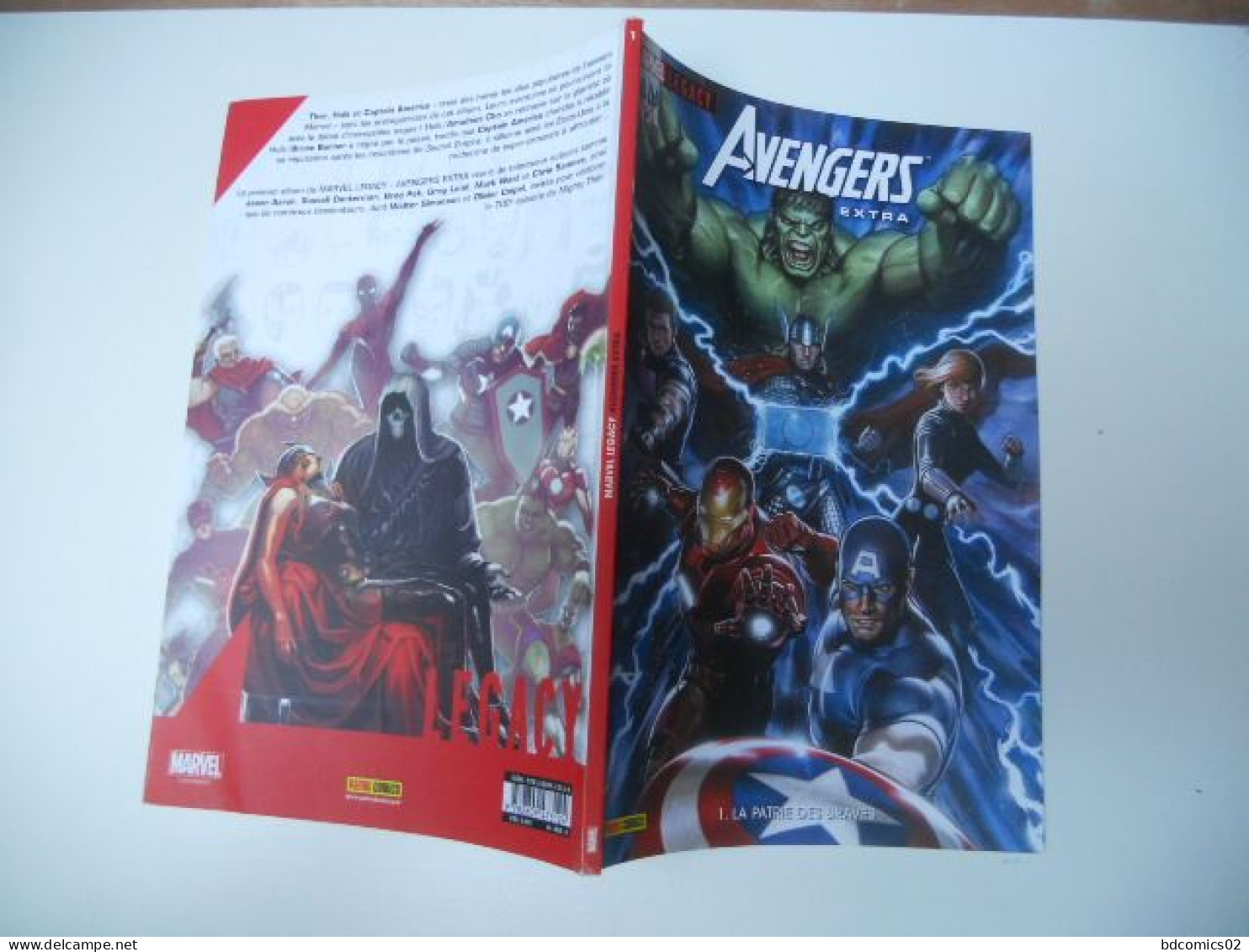 Avengers Extra Marvel Legacy :  N° 1 - La Patrie Des Braves -marvel Panini TBE - Vengeur