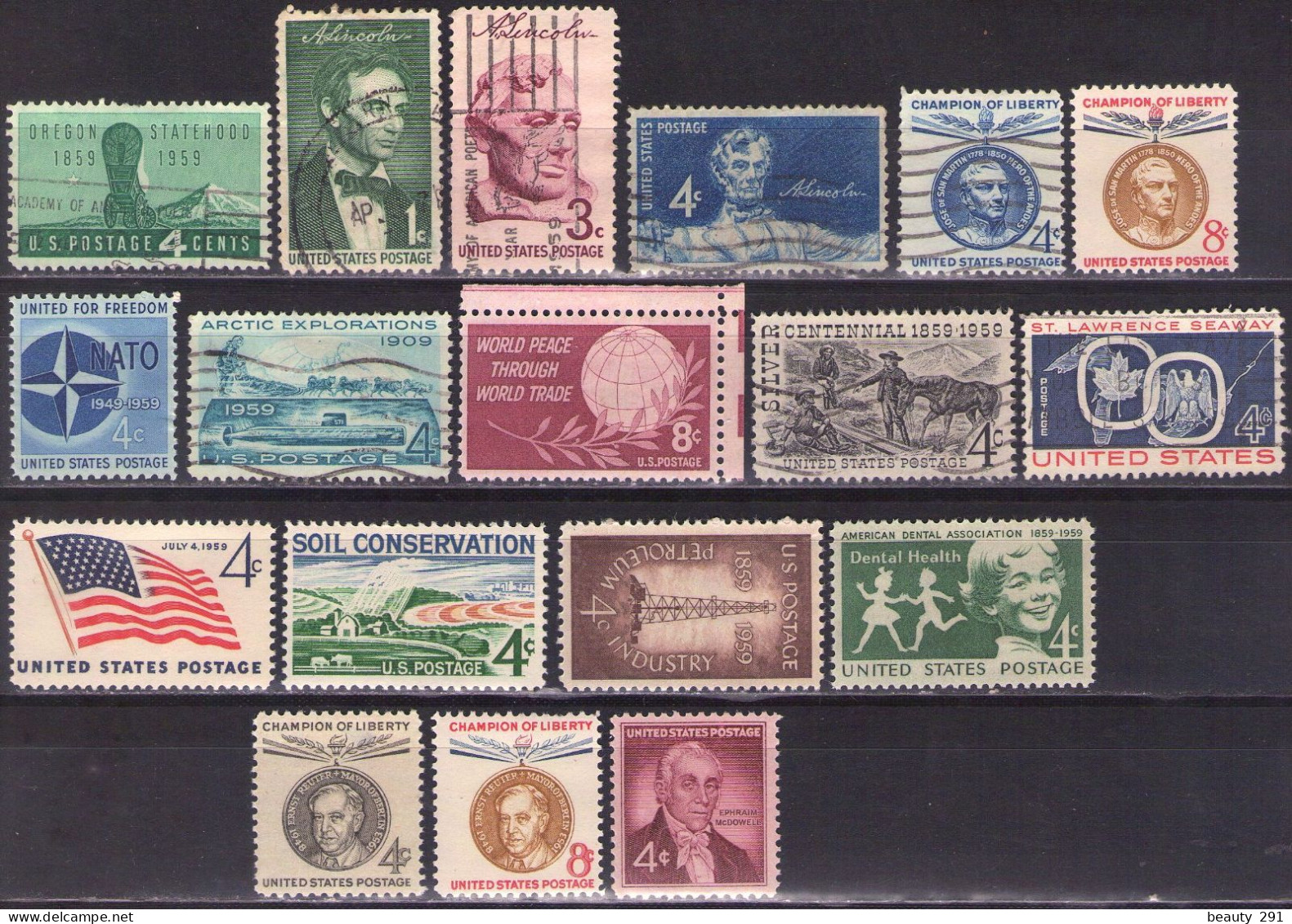 USA 1959 USED - Années Complètes