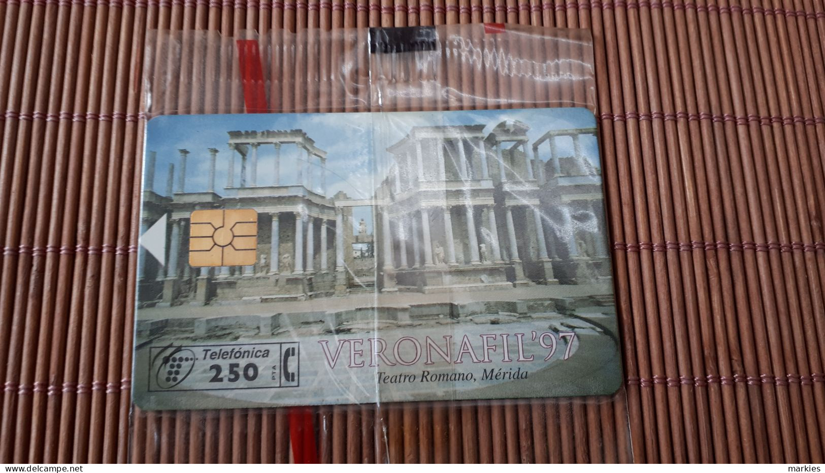 Phoneacrd Spain - Veronafil'97 Teatro Romano Merida  New With Blister  Only 6000 EX Made Rare - Privé-uitgaven