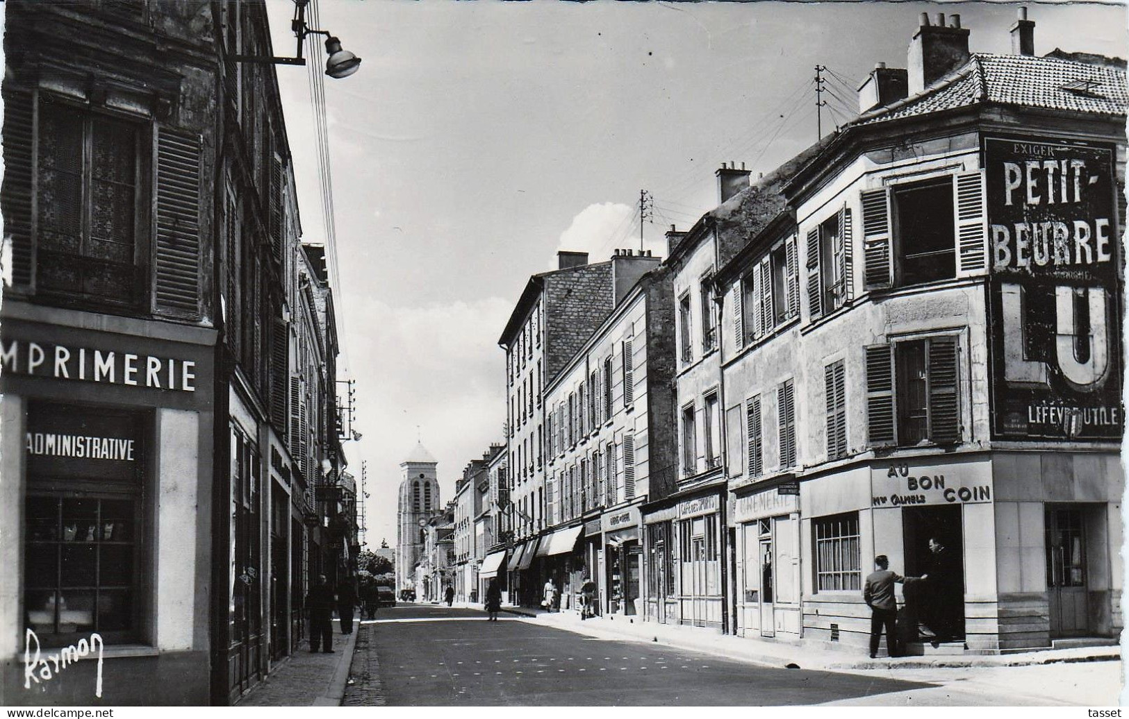 Créteil 94 : AU BON COIN  , Café Tabac  Dans Les Années1950, PUB  Lefevre Utile - Grande Rue - Cafés