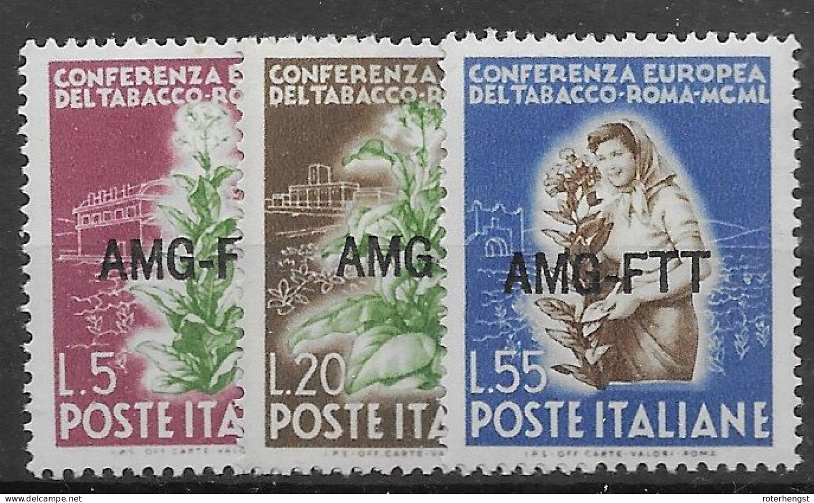 AMG FTT Mnh ** 1950 25 Euros - Paketmarken/Konzessionen