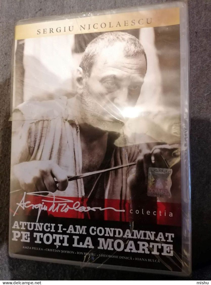 Romania DVD Movie  - Atunci I-am Condamnat Pe Toti La Moarte - Sergiu Nicolaescu . New , Sealed - Classiques